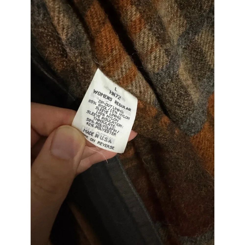 Vintage Long LL Bean Olive Jacket - Picture 8 of 16